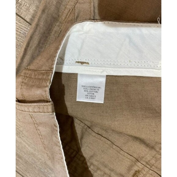 Banana Republic Linen Pant Mens 34x31 Beige Relaxed Straight Beach Casual - Picture 4 of 10